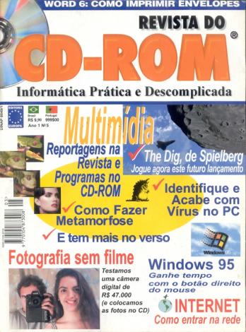Capa da Revista do CDROM, 1º ano, nº 5