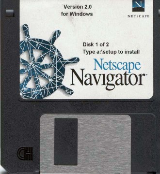 Disco de instalação do netscape