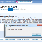 XSS velho Orkut