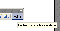 fechando o caceçalho