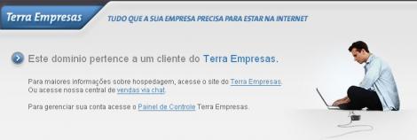 Site fora do ar