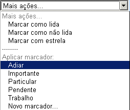 Marcadores no Gmail