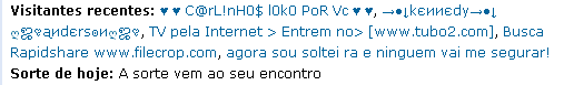 Spam e Miguxos