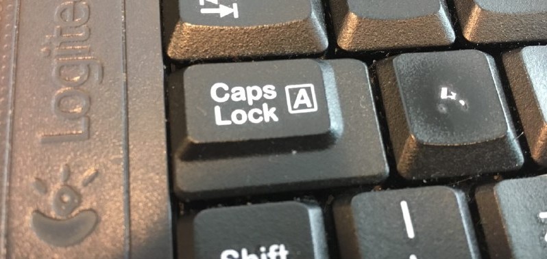 Causo do dia: CAPS LOCK!!